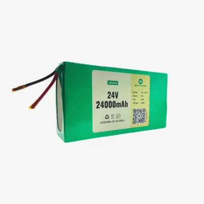 24V 24000mAh/24Ah Rechargeable Lithium Battery