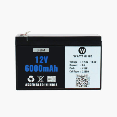 12V 6Ah Lithium(LiFePo4) Battery with Warranty - Image 2