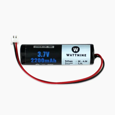 3.7V 2200mah Lithium Battery with wire and BMS Protection