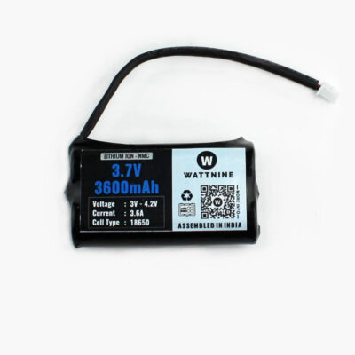 3.7V 3600mah Lithium Battery with wire and BMS Protection