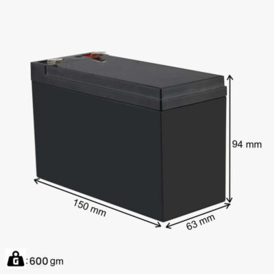 12v 7.2Ah Li-ion Battery Pack with 1 Year Warranty - Plastic Enclosure - Image 2