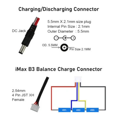 12V 2600 mAh Rechargeable Lithium Battery Pack with Warranty (includes BMS & balance pin) for GPS, CCTV, Industrial and Commercial Application - Image 4